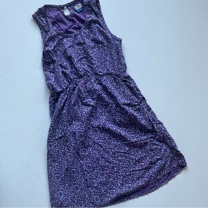 Kavu Purple Geometric Design Mini Dress Size Small